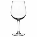 Weinglas 500 ml transparentes Glas 22 cm für Rotwein mit Stiel